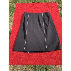 - Apostrophe Skirt Womens 14 Black White‎ Stripe Stretch Lined Office Work …